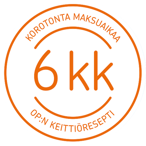 OP:n keittiöresepti: 6 kk korotonta maksuaikaa